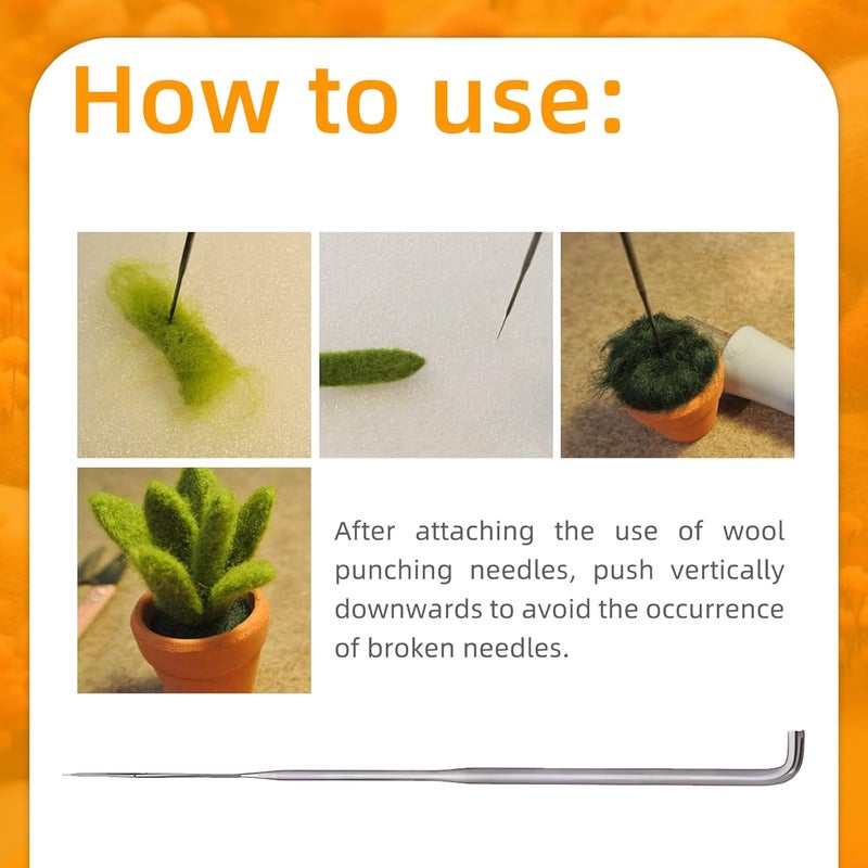 Flylin 100 قطعة إبر حياكة الصوف، لوازم حياكة الصوف المعدنية مع صندوق تخزين إبر الحياكة، مجموعة أدوات ثقب الإبر للحرف اليدوية والخياطة اليدوية (S) - Image 4